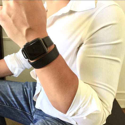 S59 COOL Double 10-Bands Mult Wrap Genune Leather Bracelet Wrstband S59 COOL Double 10-Bands Mult Wrap Genune Leather Bracelet Wrstband